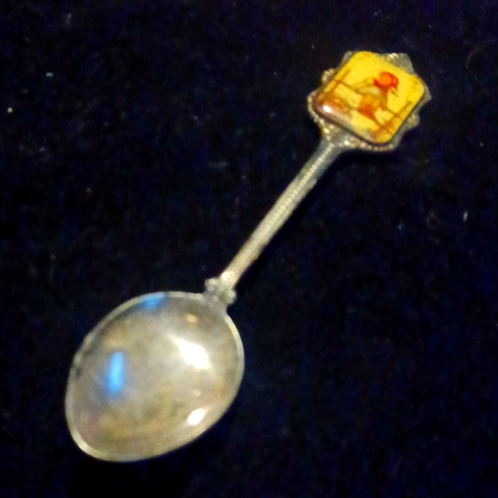 1984 Hummel limited addition silver spoon.